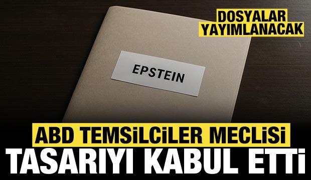 Son dakika haberi: ABD Temsilciler Meclisi'nden Jeffrey Epstein dosyaları için karar!