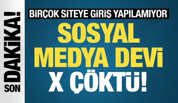 Sosyal medya devi X çöktü! Birçok siteye giriş yapılamıyor...