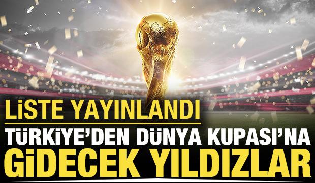 Süper Lig'den Dünya Kupası'na gidecek yıldızlar: Liste yayınlandı