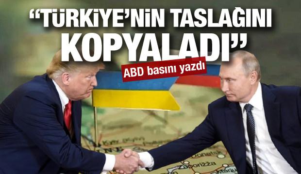 Trump "Türkiye'nin taslağını kopyaladı" iddiası! ABD basını yazdı