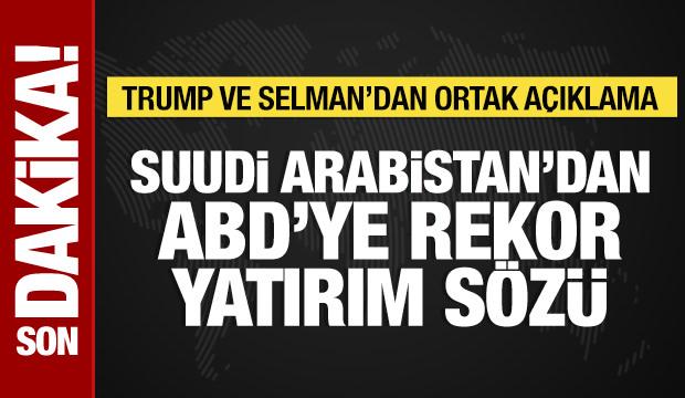 Trump ve Selman, basın toplantısı düzenliyor