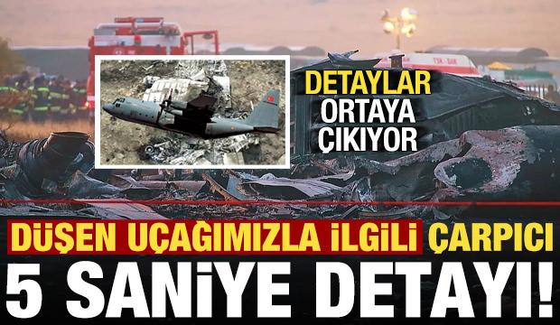 Türk askeri uçağının düşmesiyle ilgili flaş '5 saniye' detayı!
