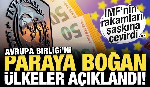 AB'ye para yağdıran ülkeler açıklandı! IMF raporuyla ortaya çıktı...