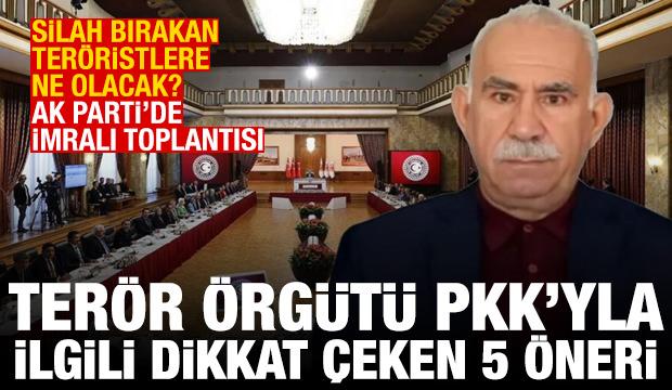 AK Parti'de İmralı toplantısı! PKK'yla ilgili dikkat çeken 5 öneri
