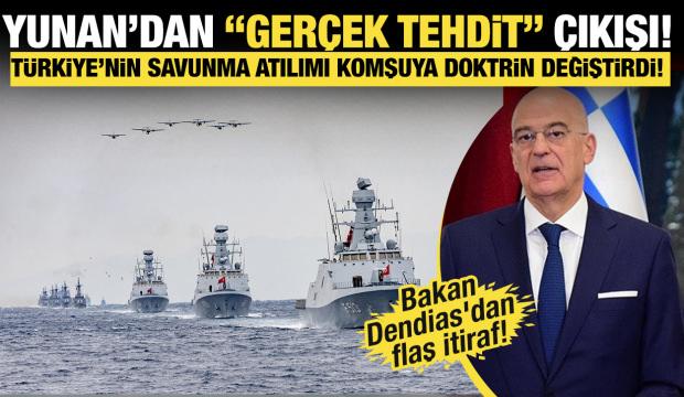 Atina'da Türk SİHA'ları paniği! Dendias'dan flaş itiraf! Savunma doktrinini değiştirdiler