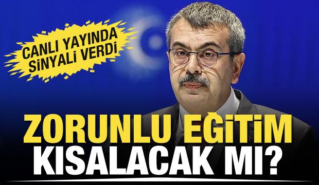 Bakan Tekin'den milyonları ilgilendiren açıklama! Zorunlu eğitim kısalacak mı?