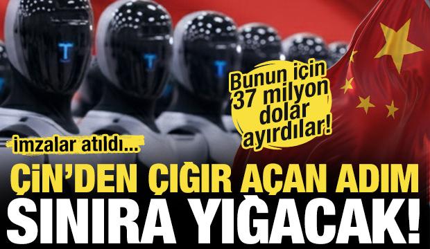 Çin'den çığır açan adım! Sınıra 37 milyon dolarlık robot ordusu yığacak!