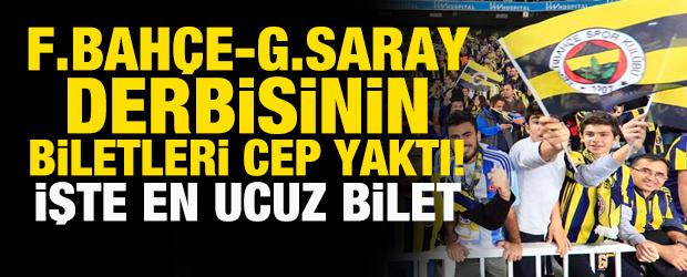 Fenerbahçe-Galatasaray maçının biletleri cep yaktı! İşte en ucuz bilet