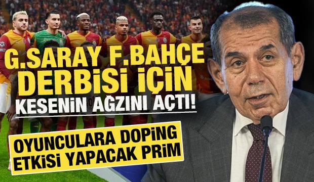 G.Saray, F.Bahçe derbisi için kesenin ağzını açtı! Oyunculara doping etkisi yapacak prim