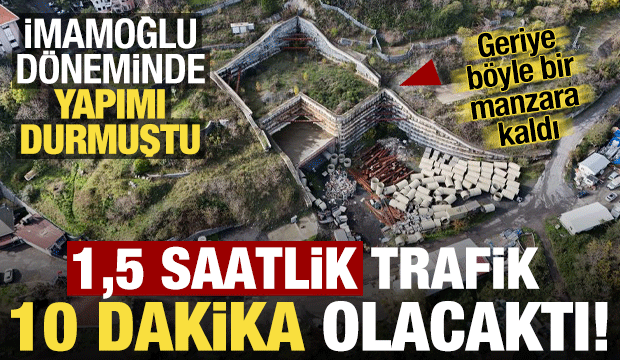 İmamoğlu yapımını durdurmuştu! İstanbullu 10 dakika yerine 1,5 saat trafik çekiyor...