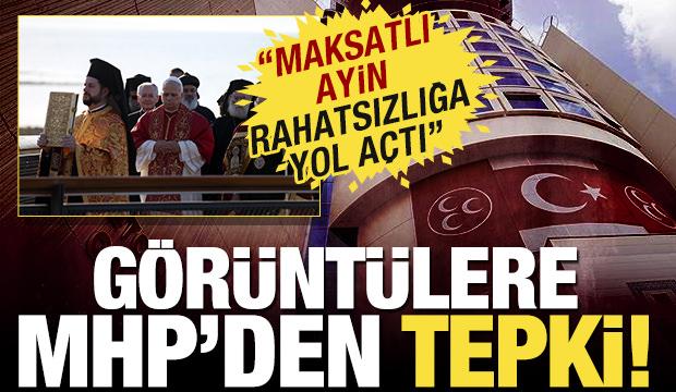 İznik'teki görüntülere MHP'den tepki: 'Maksatlı ayin rahatsızlığa yol açtı!'