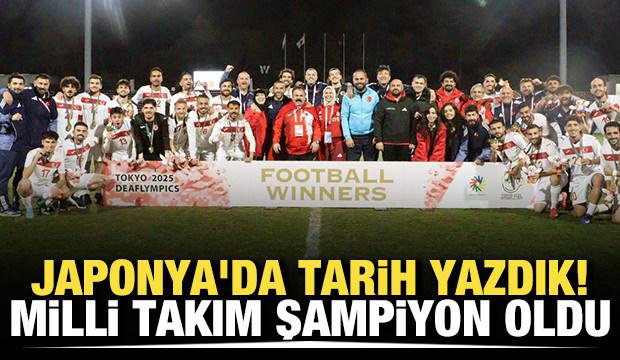 Japonya'da tarih yazdık! Milli Takım şampiyon oldu