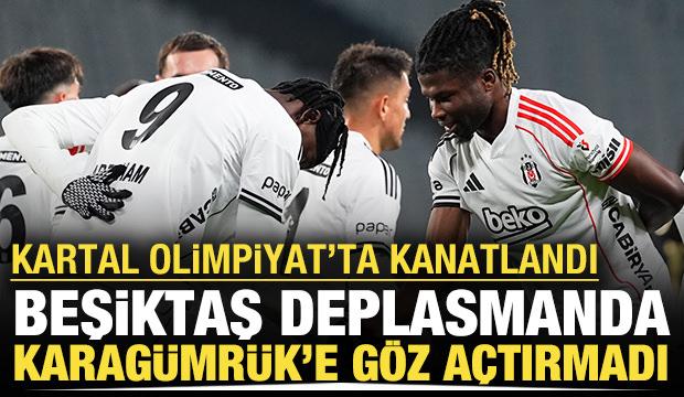 Kartal Olimpiyat'ta kanatlandı: Beşiktaş Karagümrük'e göz açtırmadı