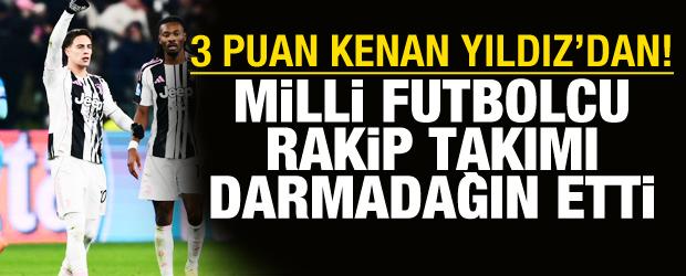 Kenan Yıldız durdurulamıyor! Rakip takımı darmadağın etti