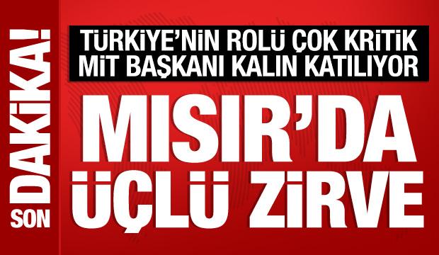 MİT Başkanı Kalın'dan Mısır'da kritik temaslar