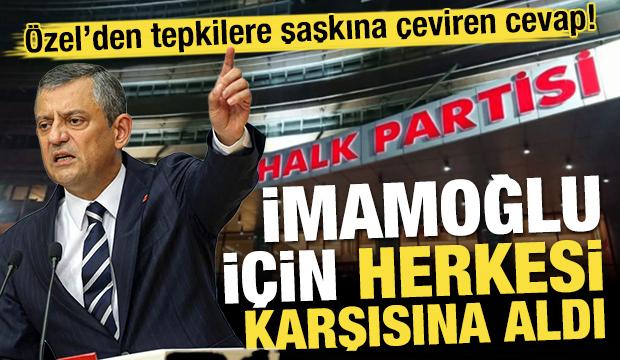 Özgür Özel'den yolsuzluk tepkilerine İmamoğlu'lu cevap