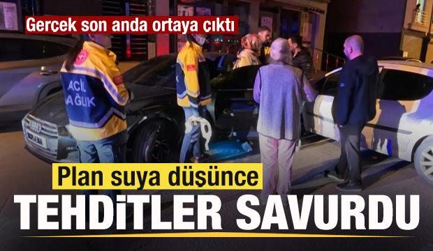 Sahte şoför planı suya düşünce tehditler savurdu! 