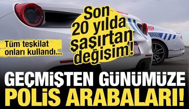 Son 20 yılda şaşırtan değişim! İşte geçmişten günümüze bütün polis arabaları!