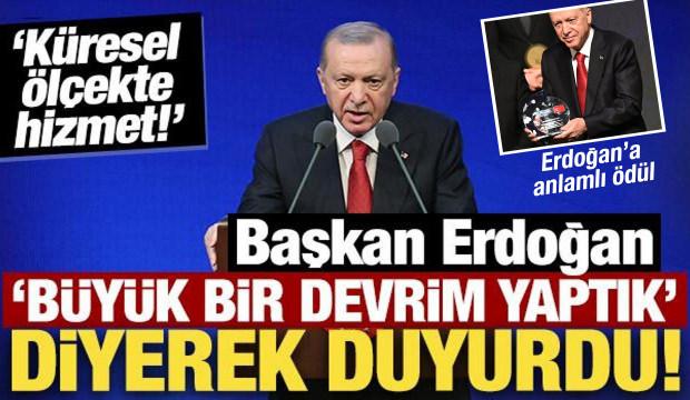 Son Dakika: Erdoğan 'büyük bir devrim yaptık' diyerek duyurdu!