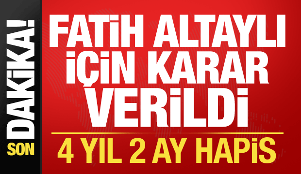 Son dakika: Fatih Altaylı için mahkeme kararını verdi!
