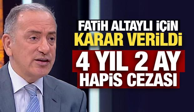 Son dakika: Fatih Altaylı için mahkeme kararını verdi!