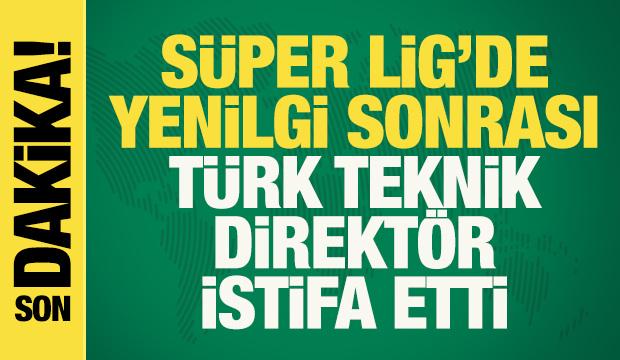 Son dakika: Süper Lig'de yenilgi sonrası Türk teknik direktör istifa etti