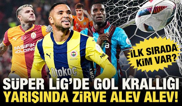 Süper Lig'de gol krallığı yarışında zirve alev alev! İlk sırada kim var?