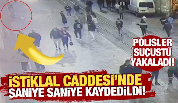 Taksim’de kaldırımda uyuyan kişinin cebinden telefonunu çalan şüpheli tutuklandı