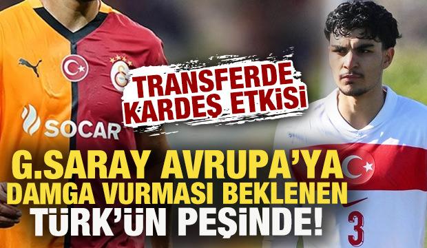Transferde 'kardeş' etkisi! Galatasaray, Avrupa'ya damga vurması beklenen Türk'ün peşinde