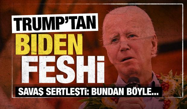 Trump: Uykucu Joe Biden'ın otomatik imzayla attığı tüm belgeler geçersizdir