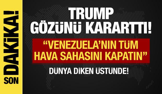 Trump'tan tüm havayolu şirketlerine çağrı: Tamamen kapatın!