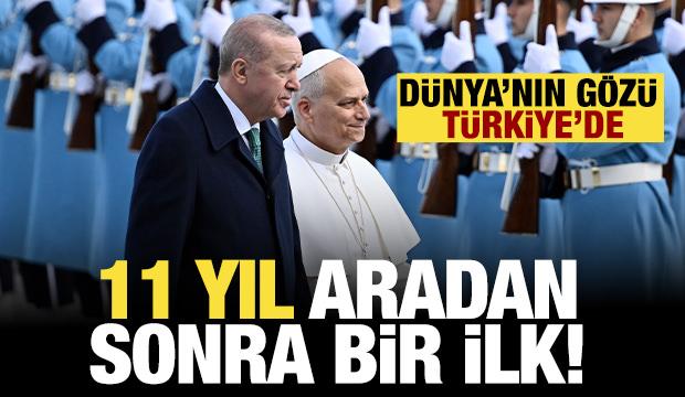 Vatikan Devlet Başkanı Papa 14. Leo Türkiye'de: Anıtkabir'i ziyaret etti!