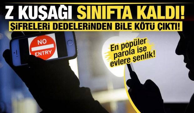 Z kuşağından 'yok artık' dedirten siber karne! Şifreleri dedelerinden bile kötü çıktı