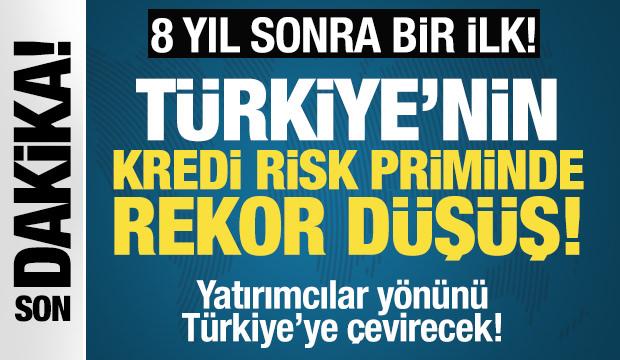 8 yıl sonra bir ilk: Türkiye'nin 5 yıllık kredi risk priminde rekor düşüş!