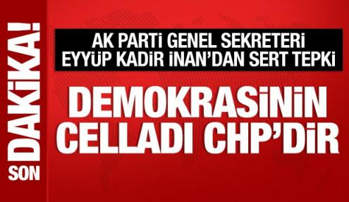 AK Parti Genel Sekreteri Eyy&uuml;p Kadir İnan'dan &ouml;nemli a&ccedil;ıklamalar