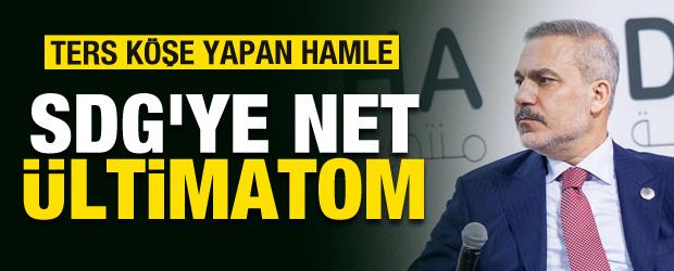 Bakan Fidan'dan SDG'ye son uyarı: Suriyeli olmayan unsurları çıkarın