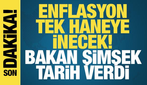 Bakan Şimşek: Önceliğimiz enflasyonu tek haneye düşürmek