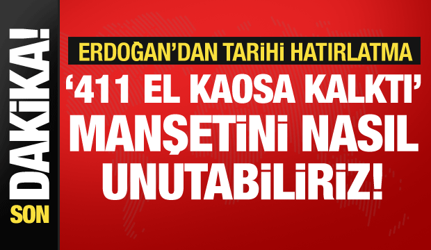 Cumhurbaşkanı Erdoğan'dan önemli açıklamalar