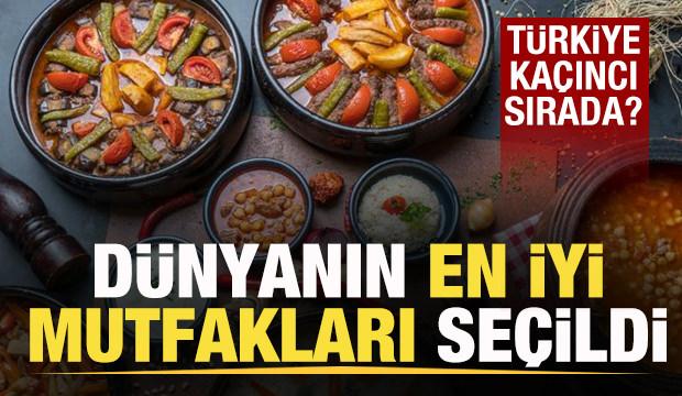 Dünyanın en iyi 100 mutfağı belli oldu! Türkiye'nin sırası belli oldu