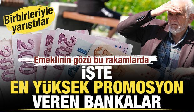 Emeklilerin gözü promosyonlarda: En yüksek teklifler açıklandı
