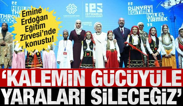 Emine Erdoğan 5. İstanbul Eğitim Zirvesi’nde konuştu