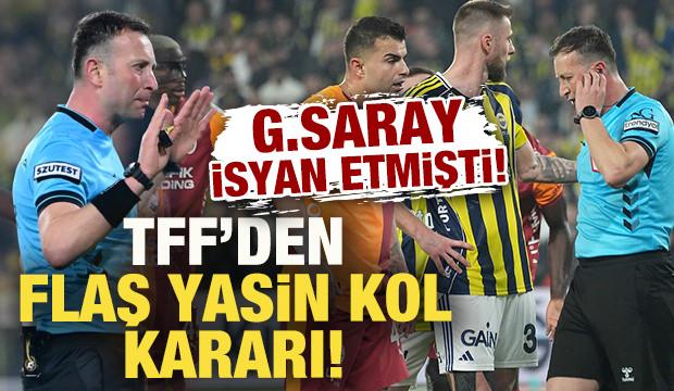 Galatasaray Riva'ya gidip isyan etmişti! TFF'den Yasin Kol kararı