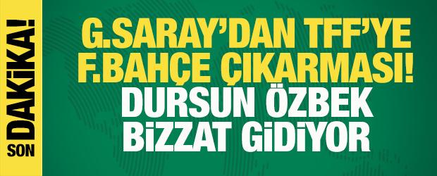 Galatasaray'dan TFF'ye Fenerbahçe derbisi için çıkarma! Dursun Özbek bizzat gidiyor