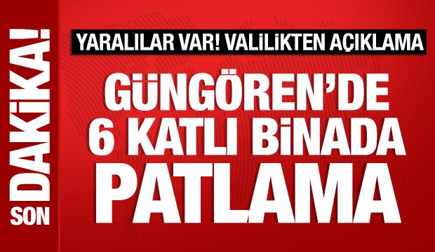 Güngören'de patlama: İstanbul Valiliğinden açıklama