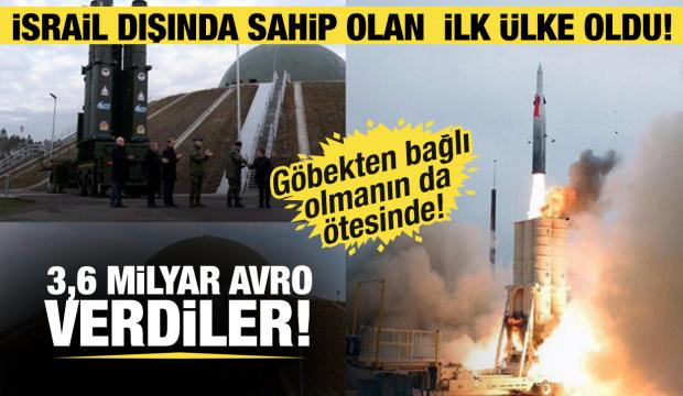 İsrail'e 3,6 milyar avro ödediler! Almanya Arrow 3 hava savunma füze sistemine kavuştu