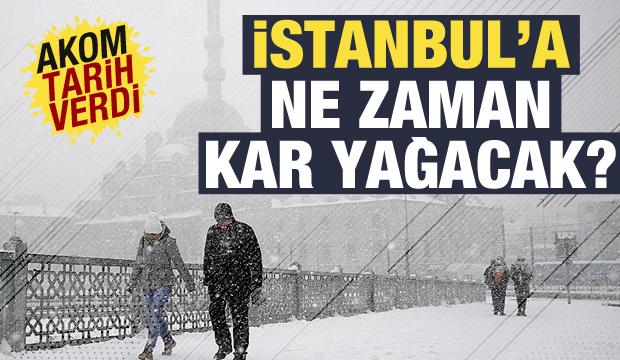 İstanbul için kar yağışı açıklaması! AKOM tarih verdi