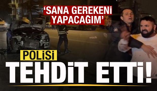 Kaza yapan şoför polise: Sana gerekeni yapacağım