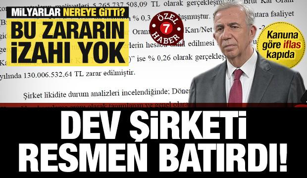 Mansur Yavaş ANFA’yı batırdı! Nakit bitti... 2.8 milyarlık borç yüküyle iflas kapıda