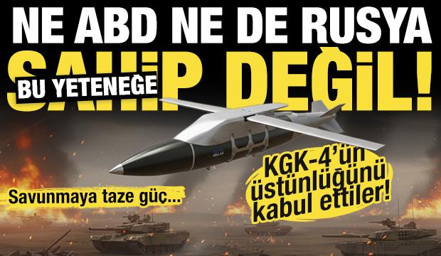 Ne ABD'de ne de Rusya'da var! KGK-84’ün menzil ve manevra kabiliyeti Batı’yı şaşırttı!