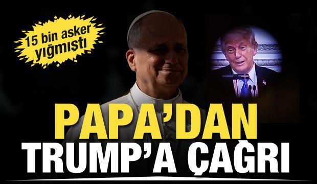 Papa'dan Venezuela için bomba sözler! Trump'a çağrı